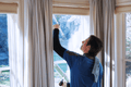 Interior window cleaning